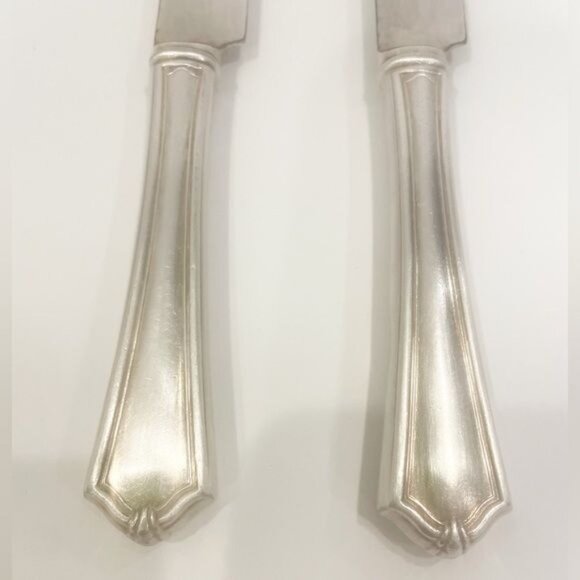 Community Reliant Silver Vintage Butter Knives Set Of 2 Elegant Flatware - Picture 3 of 4